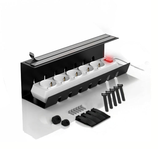 Kabelmanagement unter Schreibtisch Organizer & Kabelhalter
